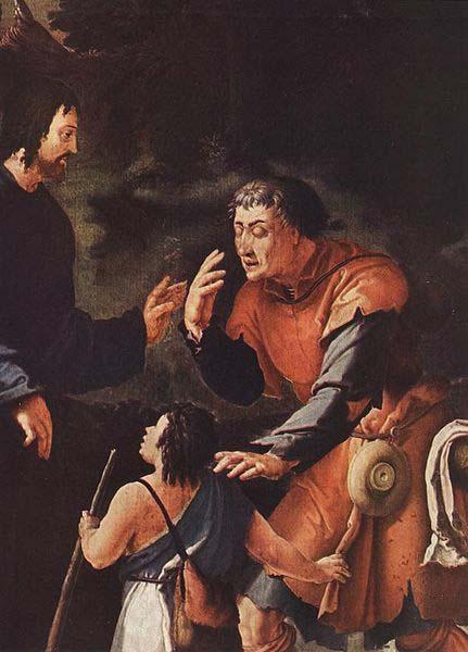 Lucas van Leyden Christ Healing the Blind Germany oil painting art